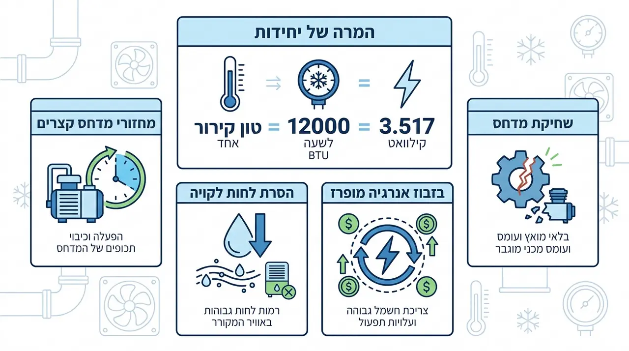 איך מבצעים חישוב BTU למבנה תעשייתי בלי ליפול במלכודות של כללי אצבע?