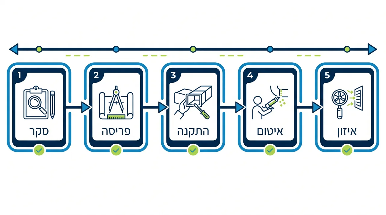 תוך כמה זמן עושים התקנת תעלות מיזוג אוויר?