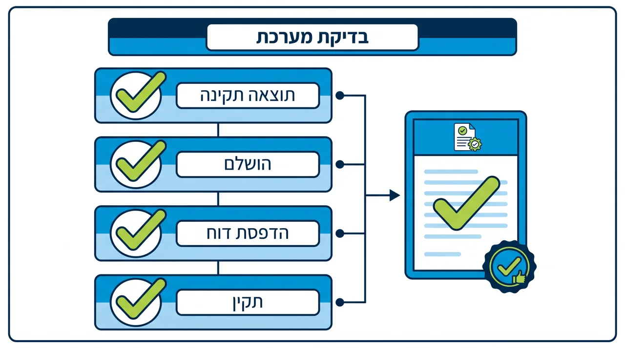 איך יודעים שהתחזוקה באמת בוצעה ומהם המדדים להצלחה?