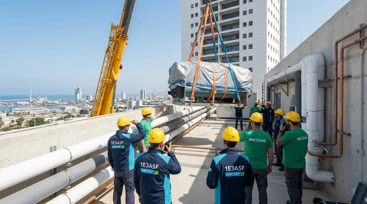 מה מייחד פרויקט של החלפת מדחס צ'ילר במבנים תעשייתיים ומוסדיים?